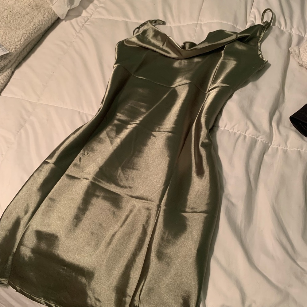 Shein satin dress